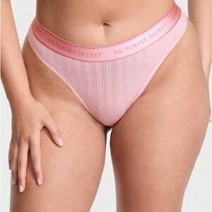 Victoria's Secret Light Pink Ribbed Panty